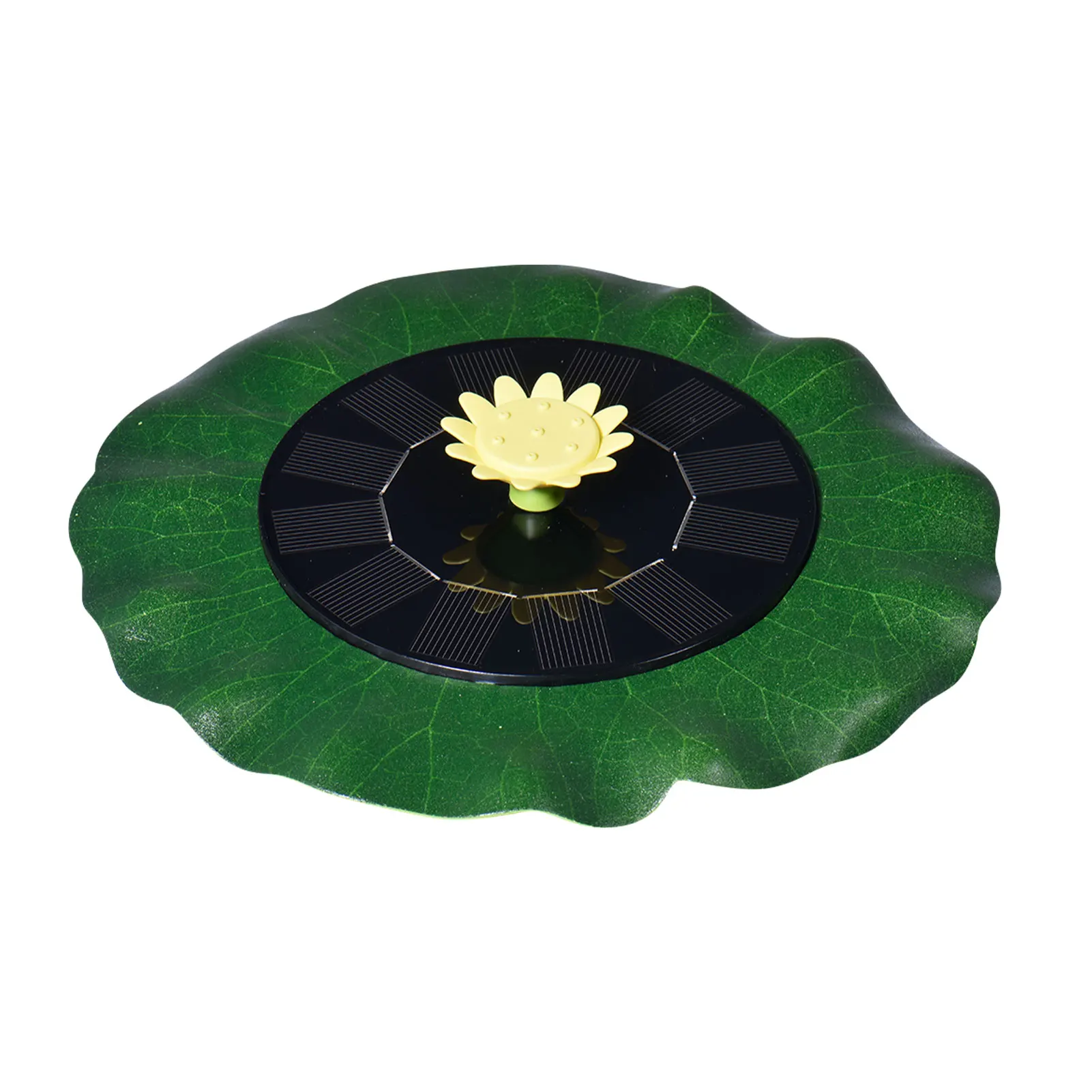 

2021 New Garden Decorative Solar Fountain Floating Lotus Leaf Shaped Swimming Pools Fountain For Park Pond
