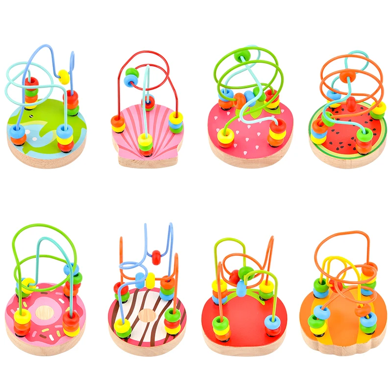 Деревянные игрушки монтессор Развивающие деревянные головоломки для мальчиков