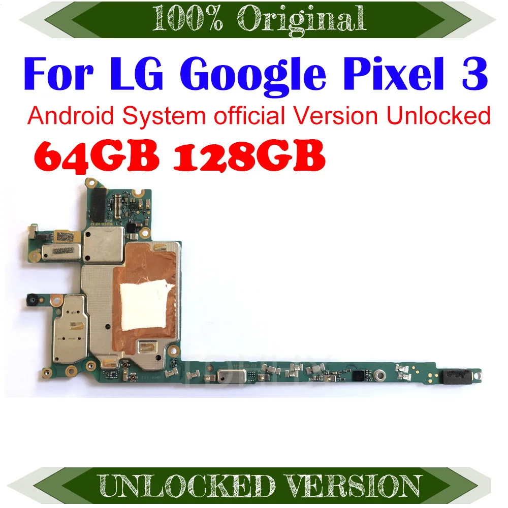 Материнская плата для LG Google Pixel 3 оригинальная разблокированная материнская 64 Гб