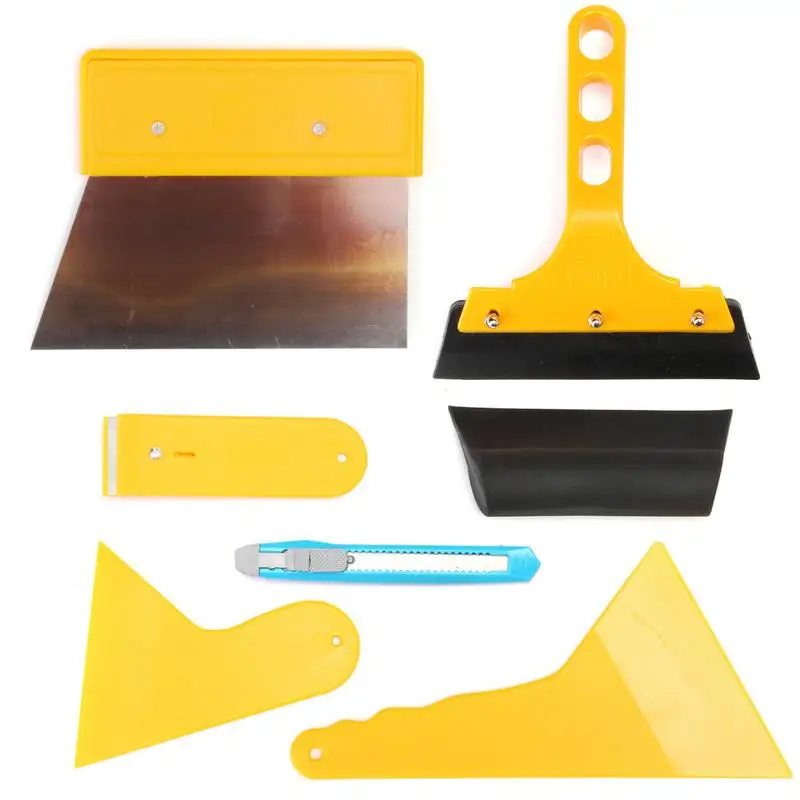 7 шт. инструменты для тонирования окна автомобиля Комплект Тонирующая пленка