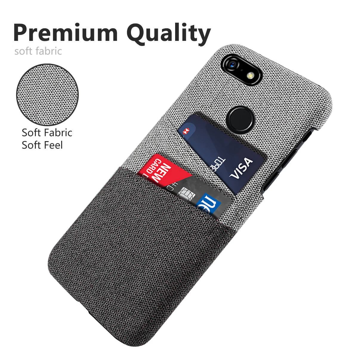 Для Google Pixel 3A чехол для телефона Тонкий Жесткий ПК ткань защитная войлочная XL слот