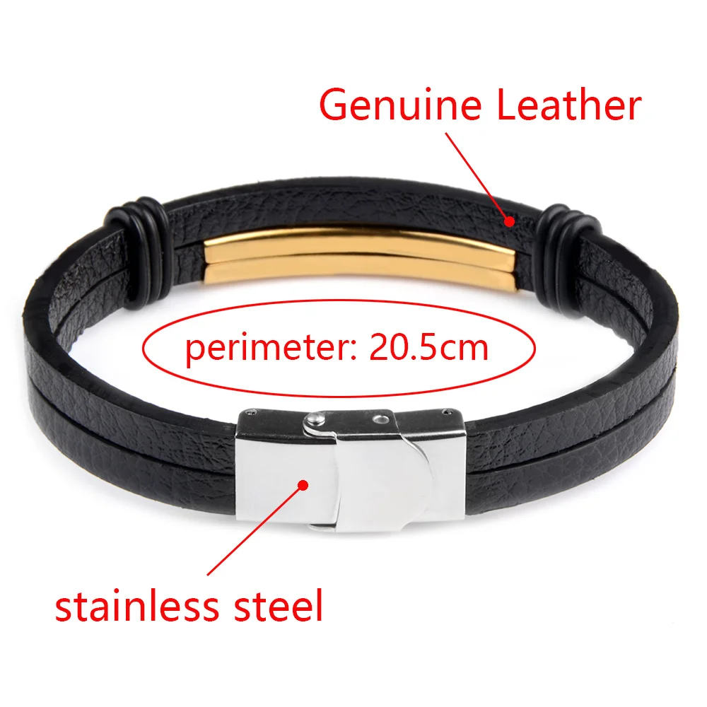 Браслет из натуральной кожи для мужчин стильные памятные браслеты ручной работы