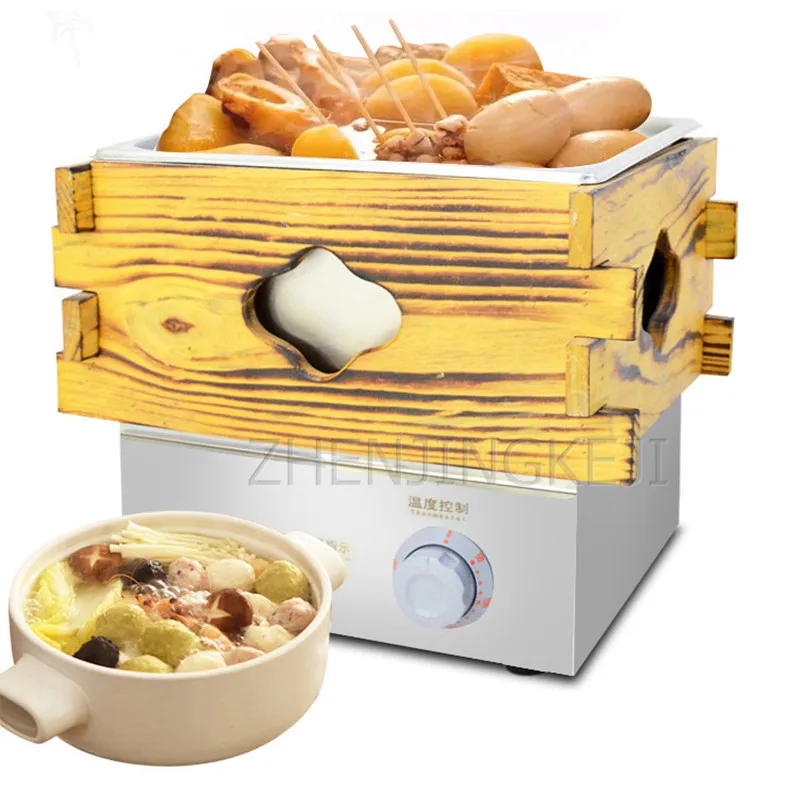 

Машина для приготовления пищи Oden, коммерческое автономное переключение, горшок для благовоний и яиц, электрическое горячее и острое оборуд...
