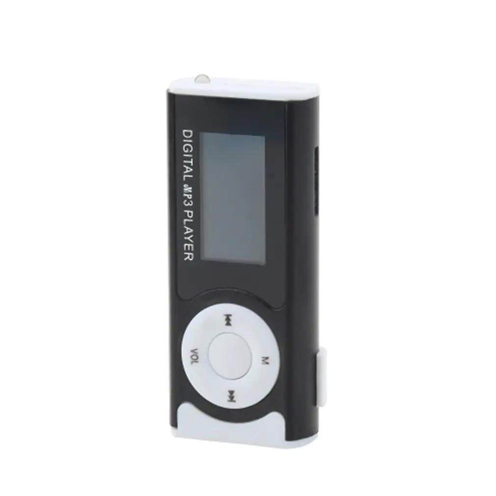 Card Insertion Light Clip With Screen Mp3 Digital Music Playing Clip Outside Sound Belt Lamp Flashlight Mp3 Music Player