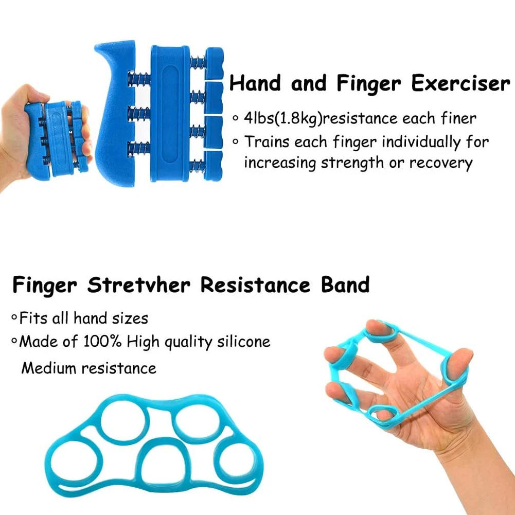 

5Pcs/Set Spring Hand Grip Power Strength Expander For Hand Strengthener Finger Grip Power Grip Rehabilit Hand Trainer Expand