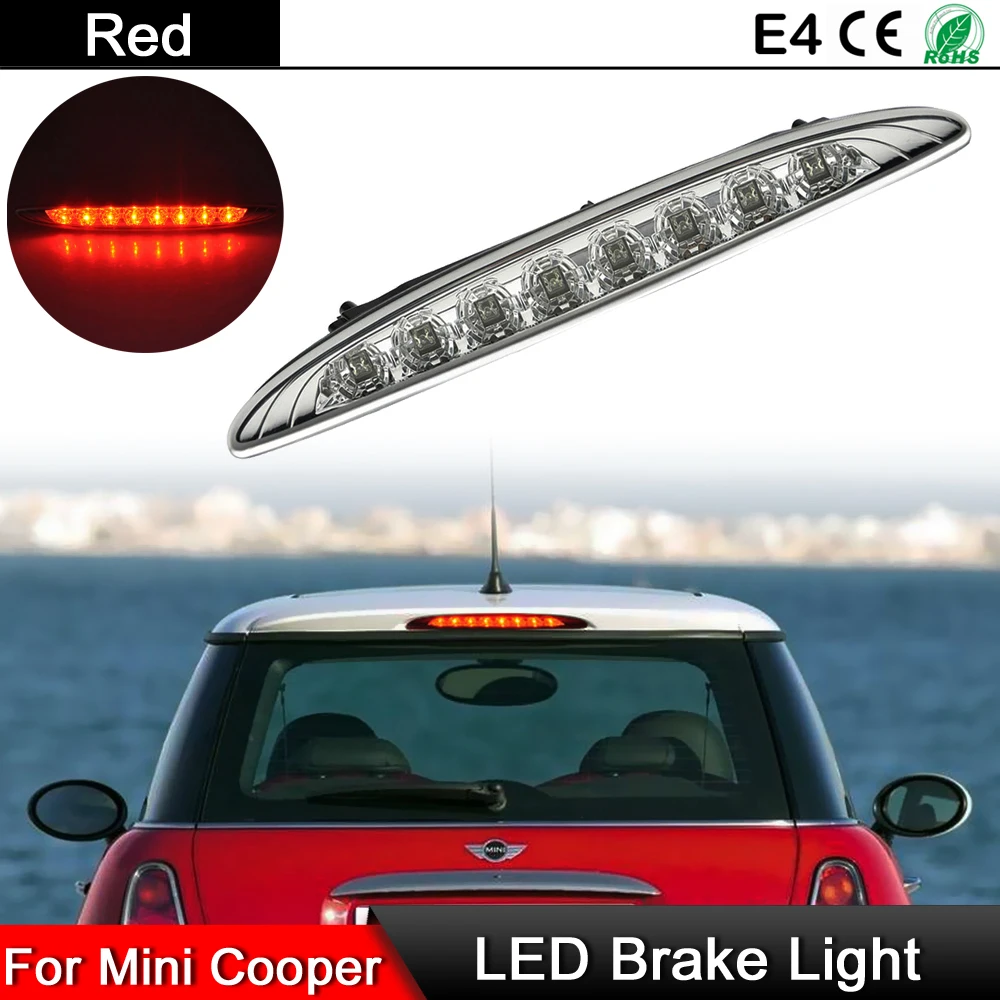Задний светодиодный тормозной фонарь с прозрачными/дымчатыми линзами для Mini Cooper