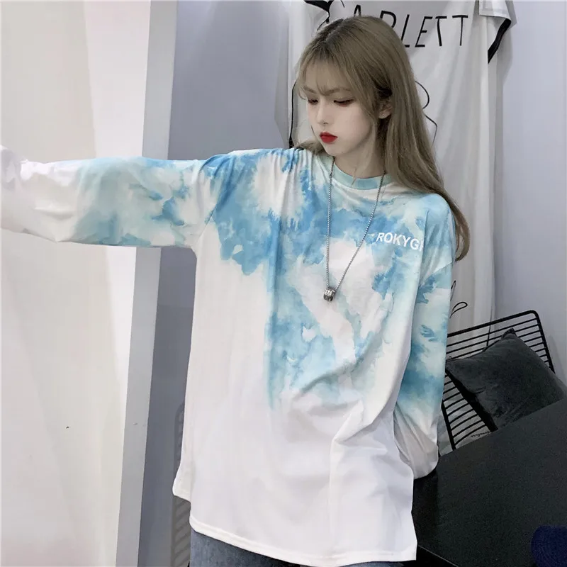 Уличная одежда новая весенняя Корейская женская хипстерские Свободные