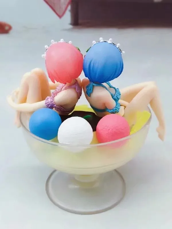 Аниме сексуальные девушки фигура Re: жизнь в другом мире от zero Rem Ram Pudding Ver. ПВХ