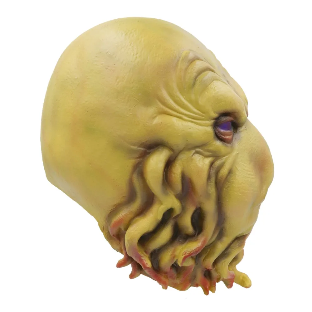 История Cthulhu mythhos большие старые маски для костюмированной вечеринки Cthulhu ужас полная голова латексная маска шлем маски на Хэллоуин