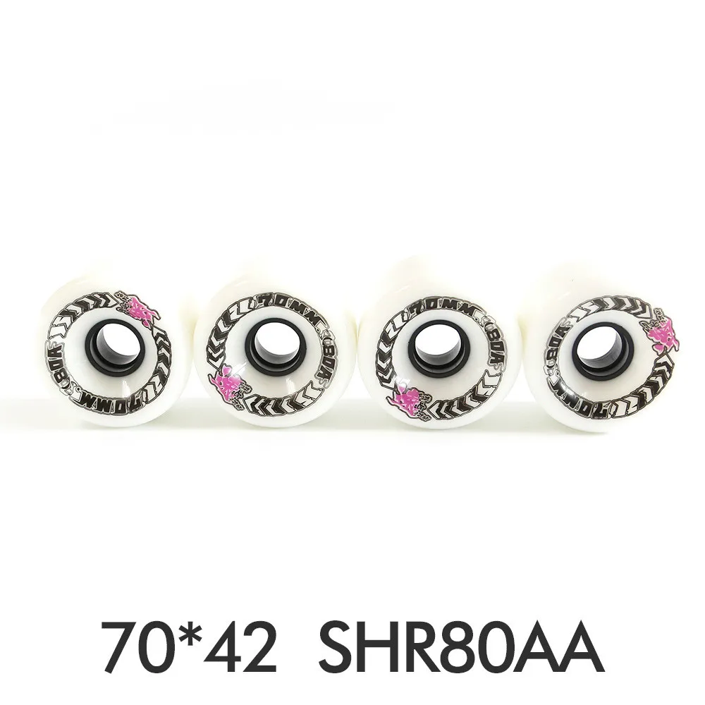 

4PCS Top Pro Skateboard Wheels 70*42mm SHR78AA Jelly Color Wheels Pro Longboard Dance board Frosted Wheels Skateboard Parts