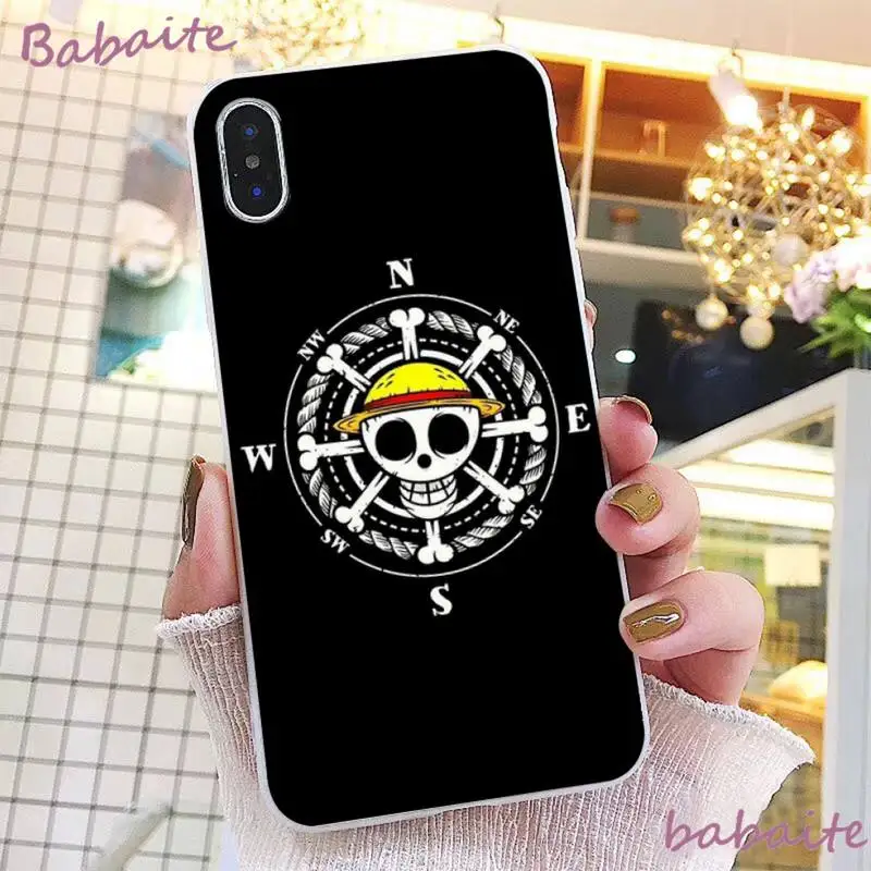 

Babaite Luffy One Piece Ace Zoro Fashion anime Phone Case fundas for iPhone 8 7 plus case for 5 5S SE cover for XR 11 pro max