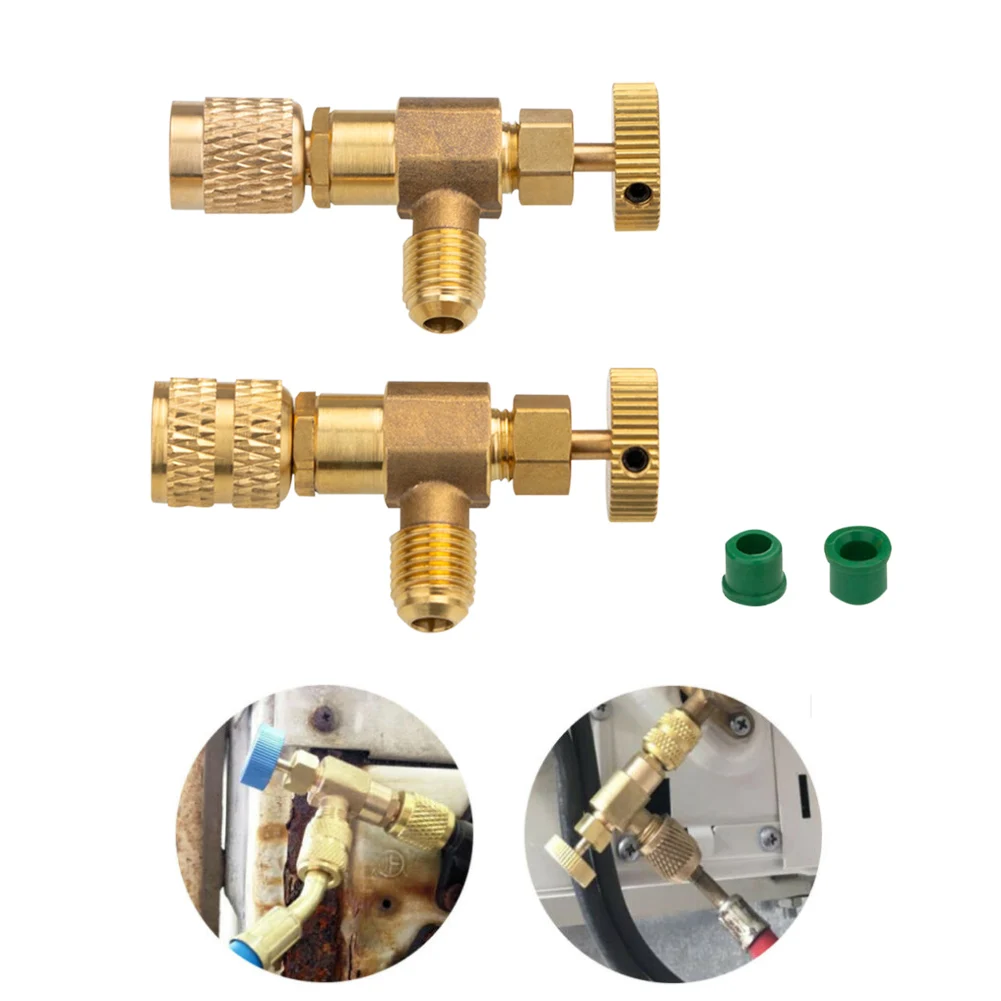 Высококачественный заряжающий клапан для хладагента 1/4 дюйма предохранительный