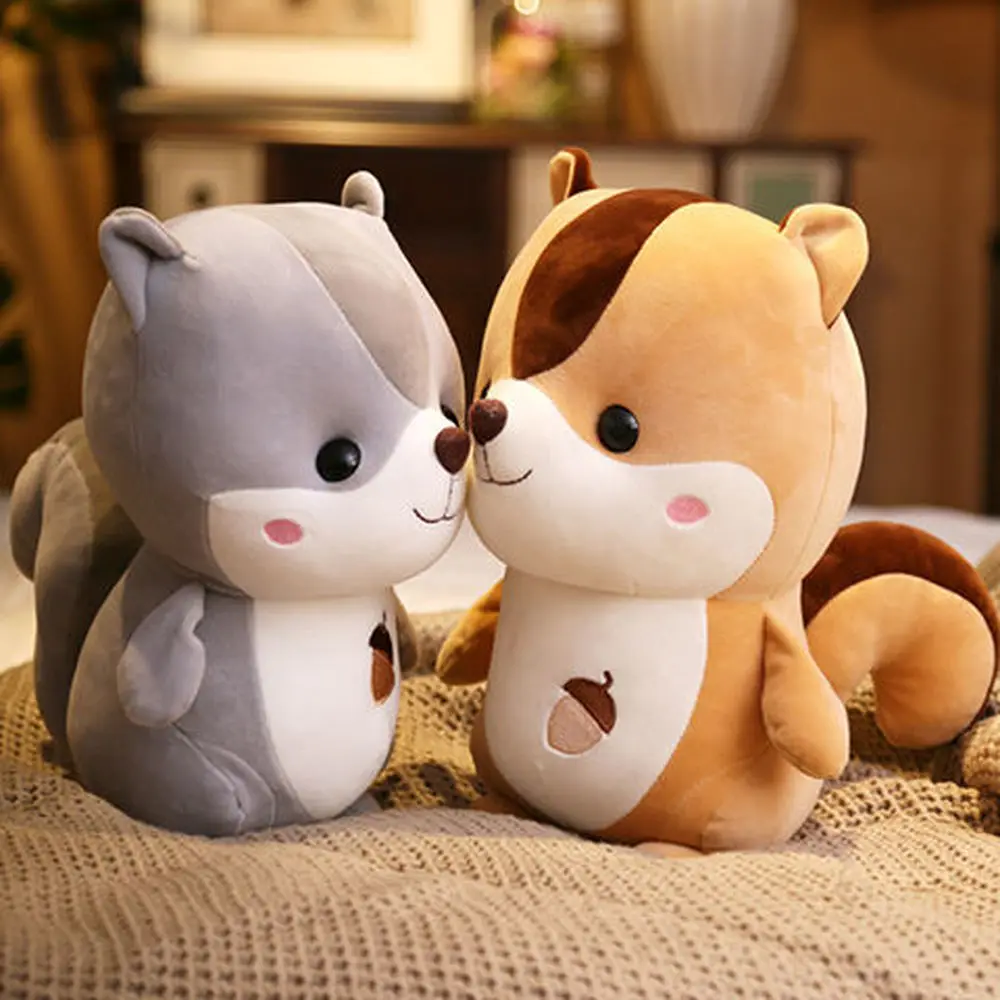 

25/30/40/50/60cm Kawaii Dolls for Children Room Decor Anime Plush Stuffed Animals Ice Age Squirrel Plushies Kids Toys for Girls