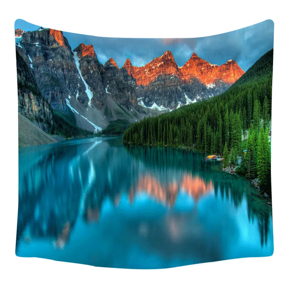 Скандинавский гобелен Ins с изображением сказочного леса декоративное одеяло в