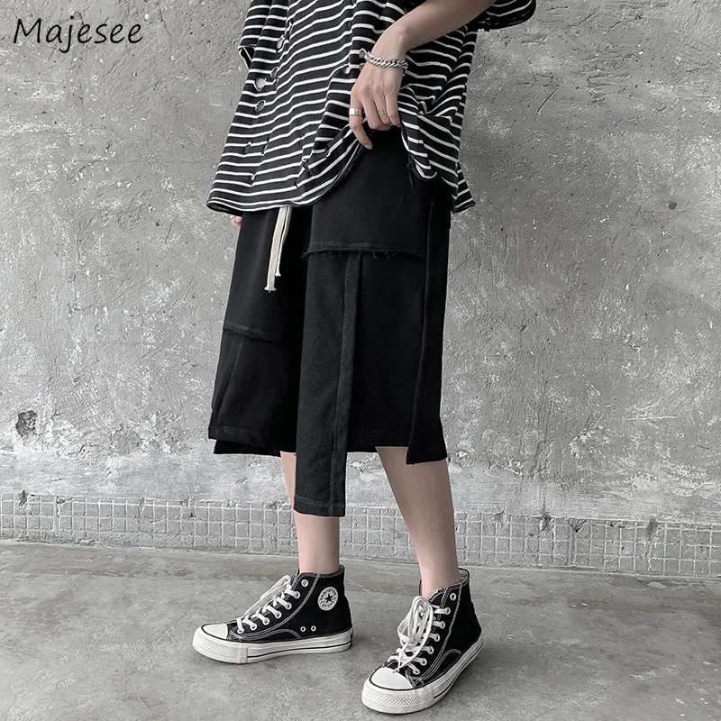 

Men Designer Shorts Patchwork Irregular Casual Baggy Streetwear Teenagers Stylish Comfort Hip Hop Males Unisex New-arrival Chic