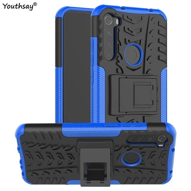 Чехол для Xiaomi Redmi Note 8T резиновый армированный защитный чехол задняя крышка