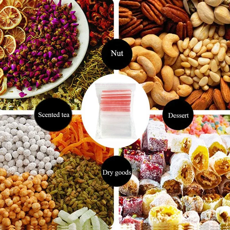 Пакеты с уплотнением для захвата 1000 прозрачные пластиковые пакеты уплотненные