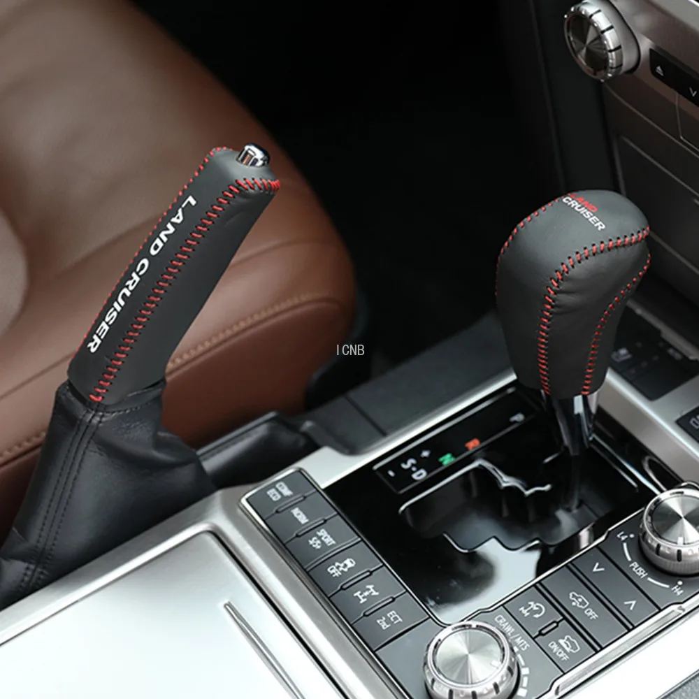 Чехол автоматического ручного тормоза для Toyota Land Cruiser 200 LC200 2016 2017 2018 2019 2020