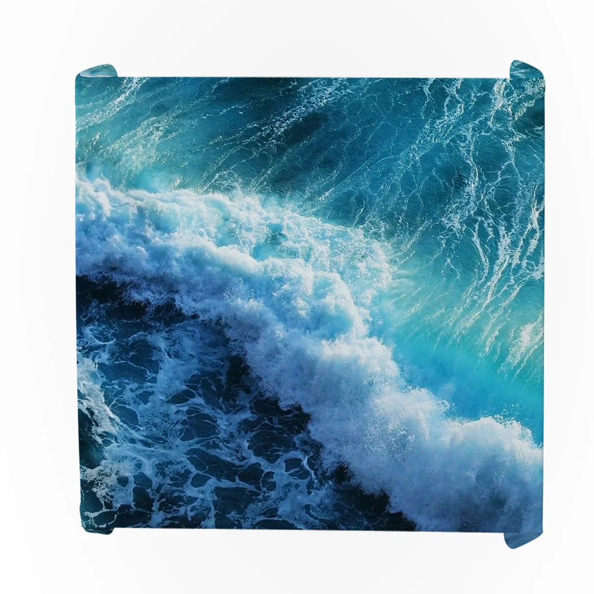 Скатерть с синими морскими волнами для свадьбы дня рождения стола декоративная