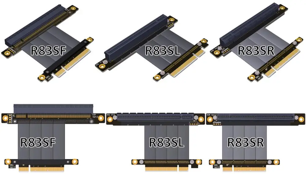 Pci e x8 удлинительная линия для подключения x16 pcie Riser 1U2U 8x до 16x PCIe 3 0x8 gen3 64G/bps GTX1080