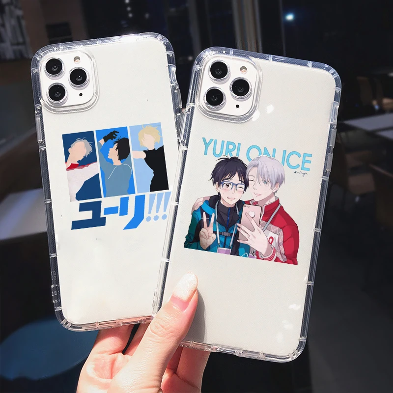 Прозрачный мягкий силиконовый чехол ZUIDID Yuri on Ice для iPhone 12 11 Pro Max XS X 8 7 SE2020 XR 6Plus |