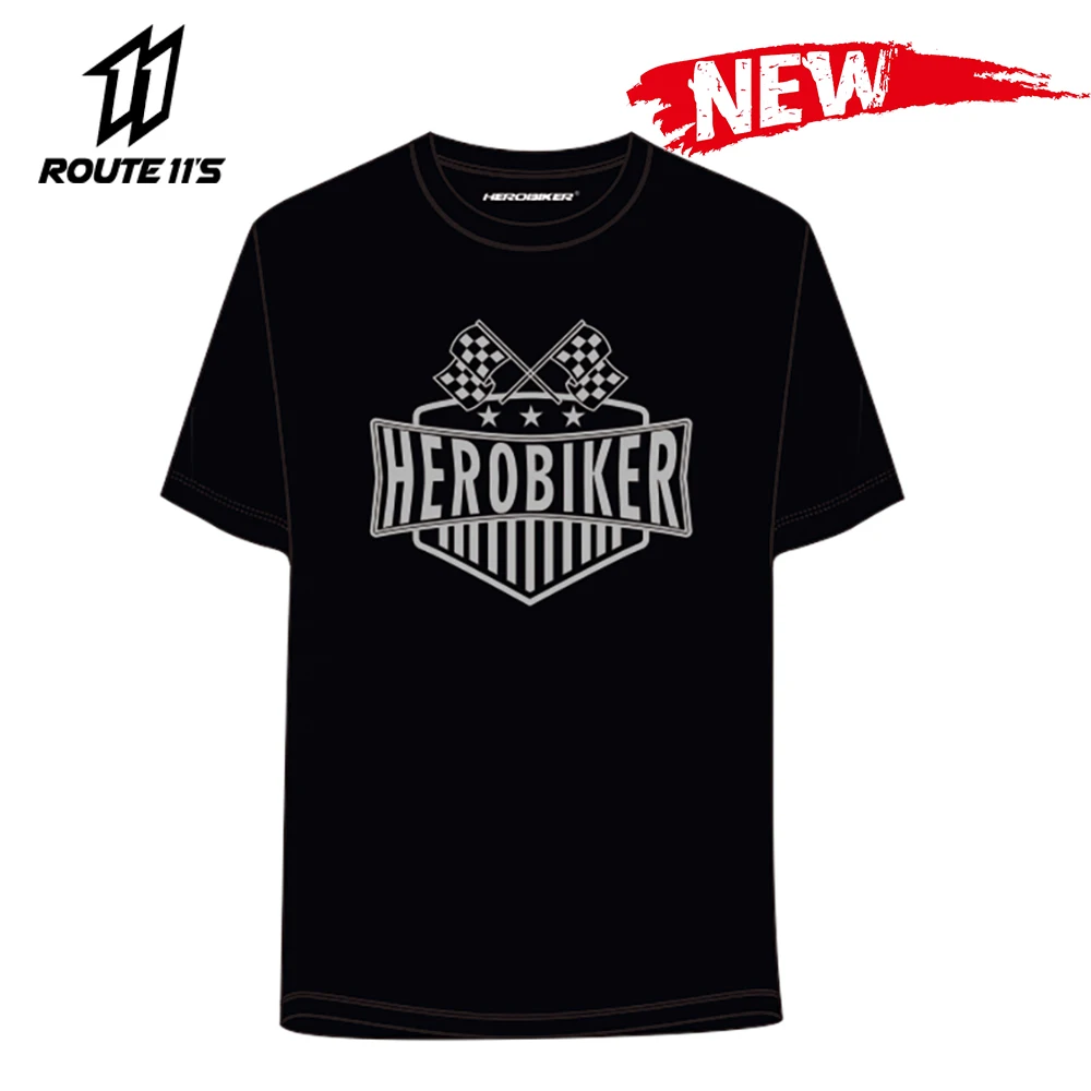 Футболка HEROBIKER Мужская для езды на мотоцикле короткая тенниска и мотокроссе