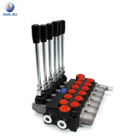 6p40 hydraulic monoblock directional control valve 11gpm 6 spool double acting