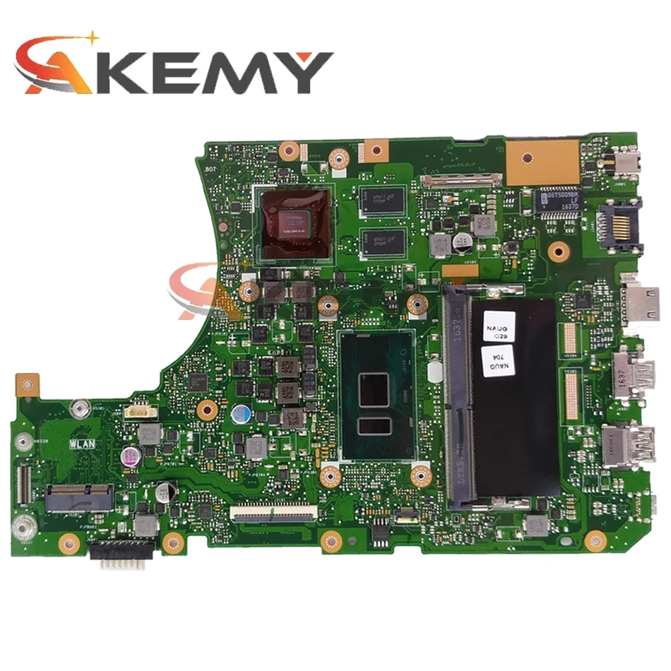 x556uv laptop motherboard for asus x556uqk x556ub x556uq x556uj x556uf x556u original mainboard 8gb ram i3 7100u gt940mx free global shipping