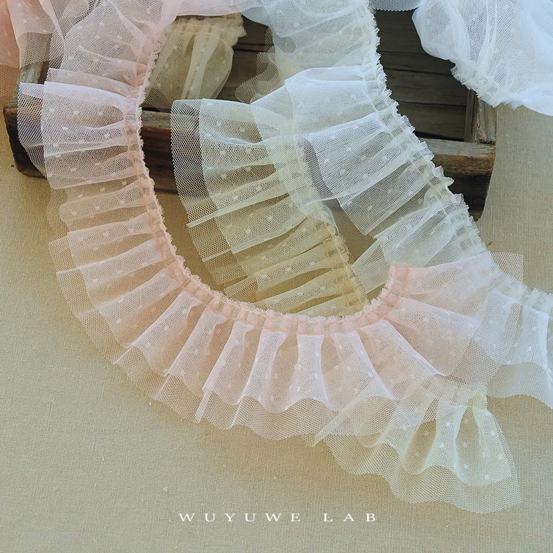 Сетчатая двухслойная термоусадочная лента из полиэстера 2 м розовая белая желтая