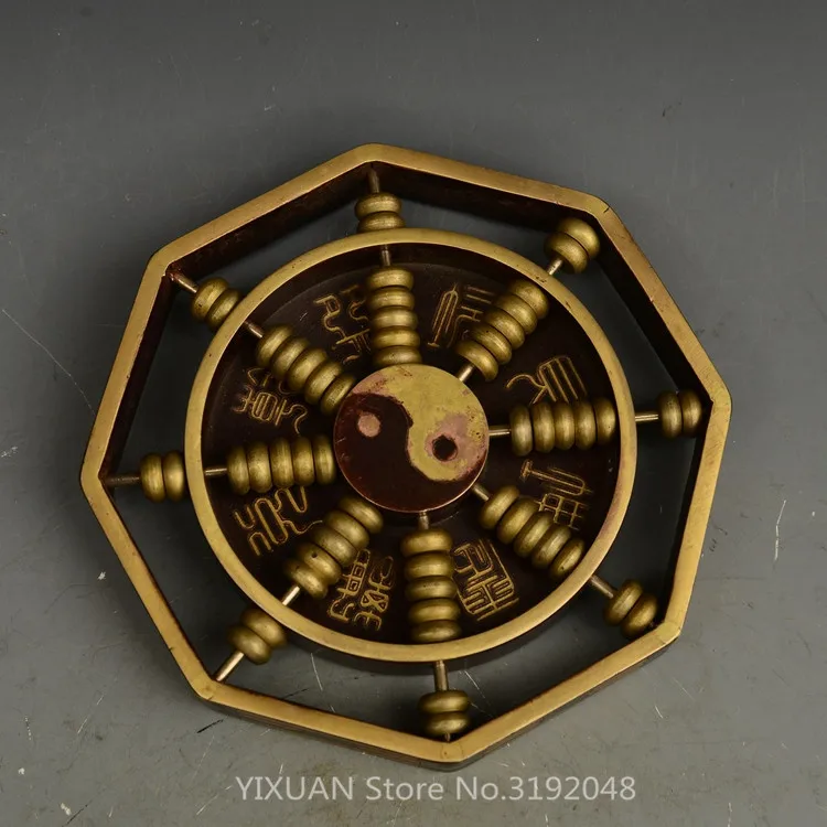 

Китайское украшение для дома Бронзовый фэн-шуй, статуи Багуа, подарки, коллекция металлических поделок.