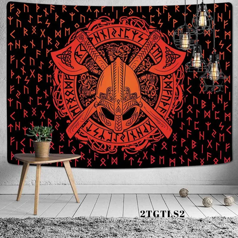 

Psychedelic Decorative Tapestry Wall Hanging Trippy Skull Beach Towel Yoga Mat Boho Mandala Hippie Blanket Dormitory Mural