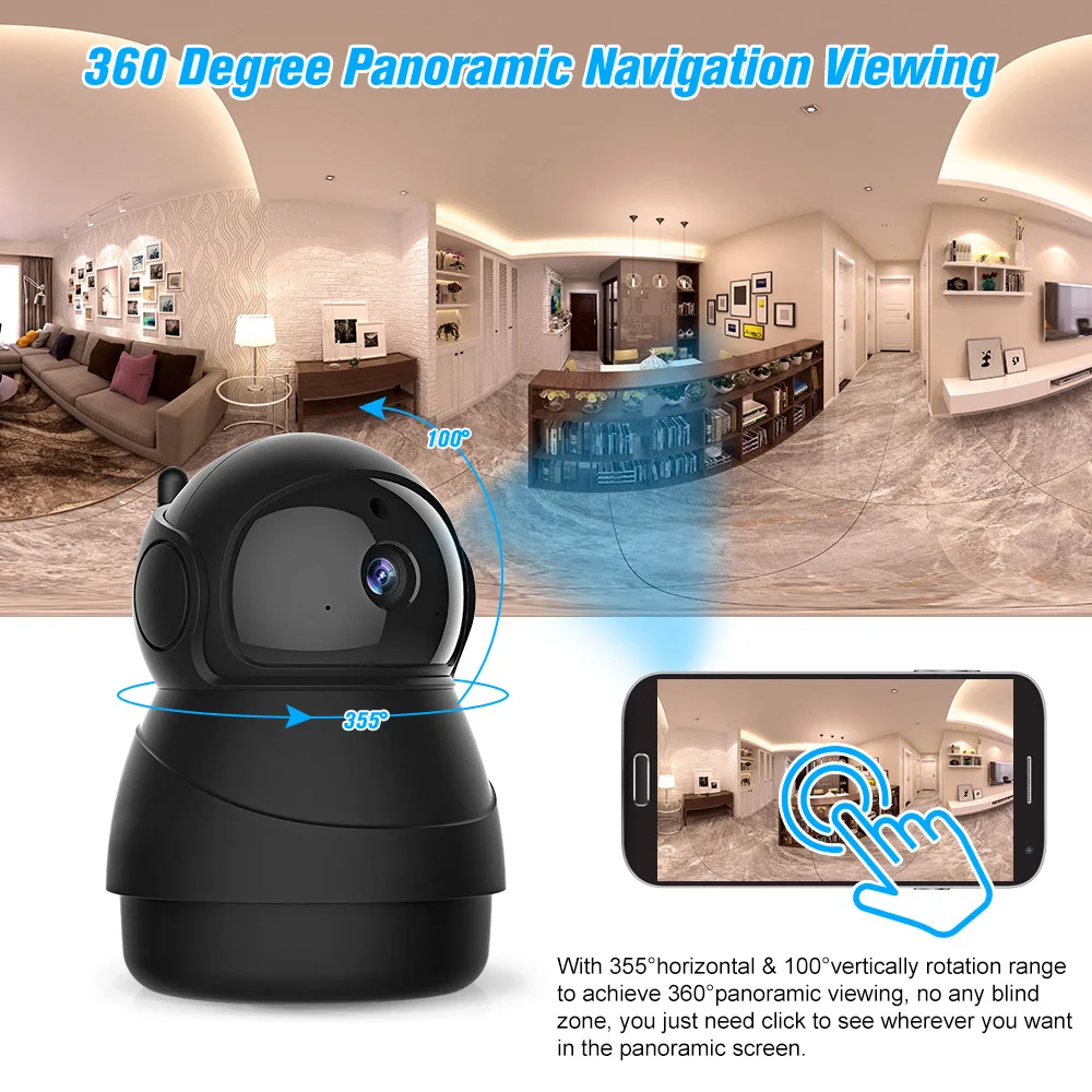 Умная PTZ IP камера 1080P Wi Fi с функцией ночного видения|Камеры видеонаблюдения| |