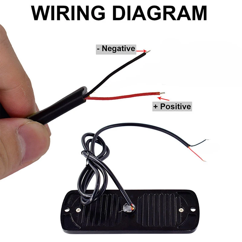10 шт. автомобильный комплект Предупреждение льных фонарей с 12
