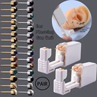 Пистолет одноразовый, пирсинг серьги-гвоздики шт., с фианитом, 20 г, без боли