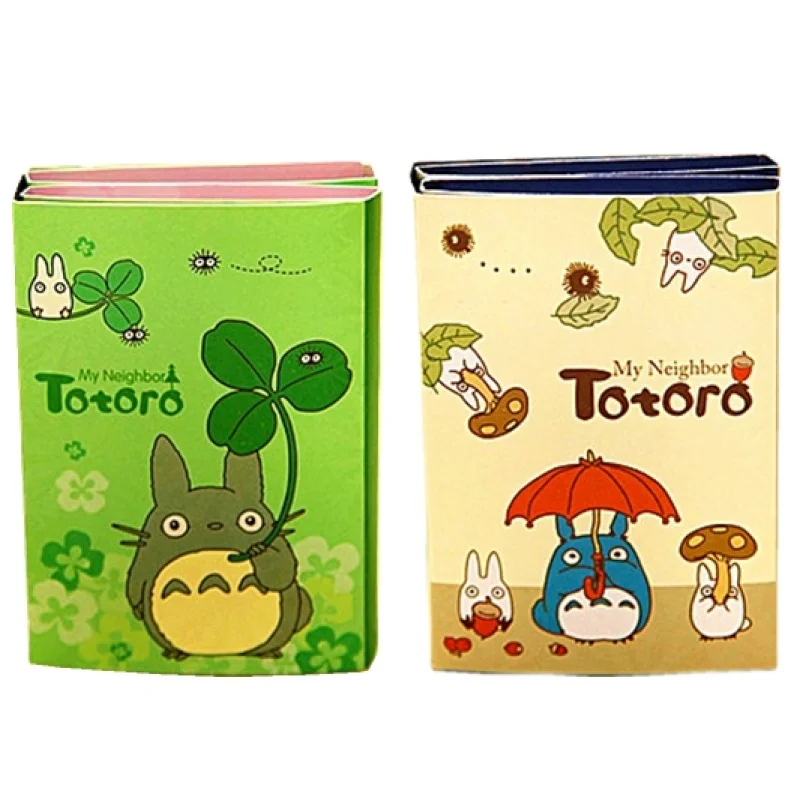 Kawaii Totoro 6 складывающихся записей записные книжки канцелярские принадлежности