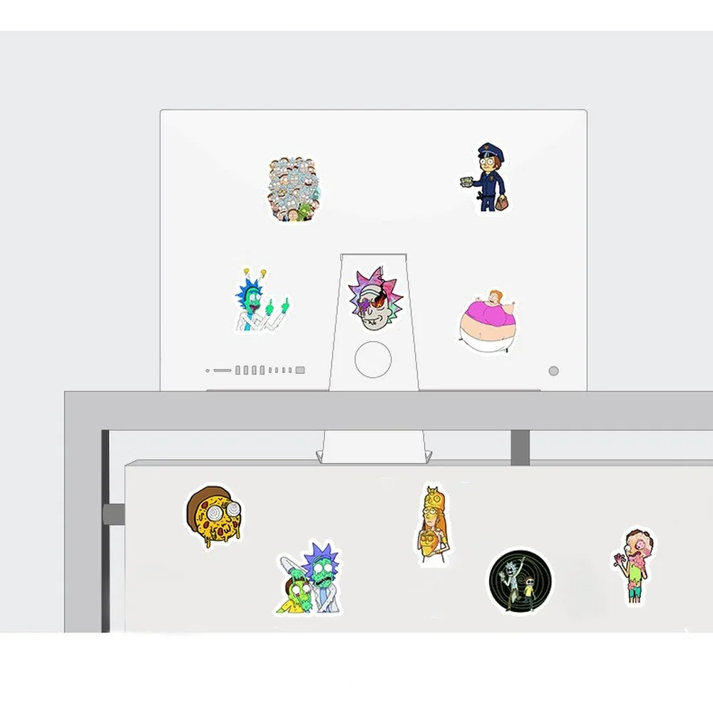 50 шт./упак. Водонепроницаемый мультфильм огурец наклейки чемодан для скейтборда