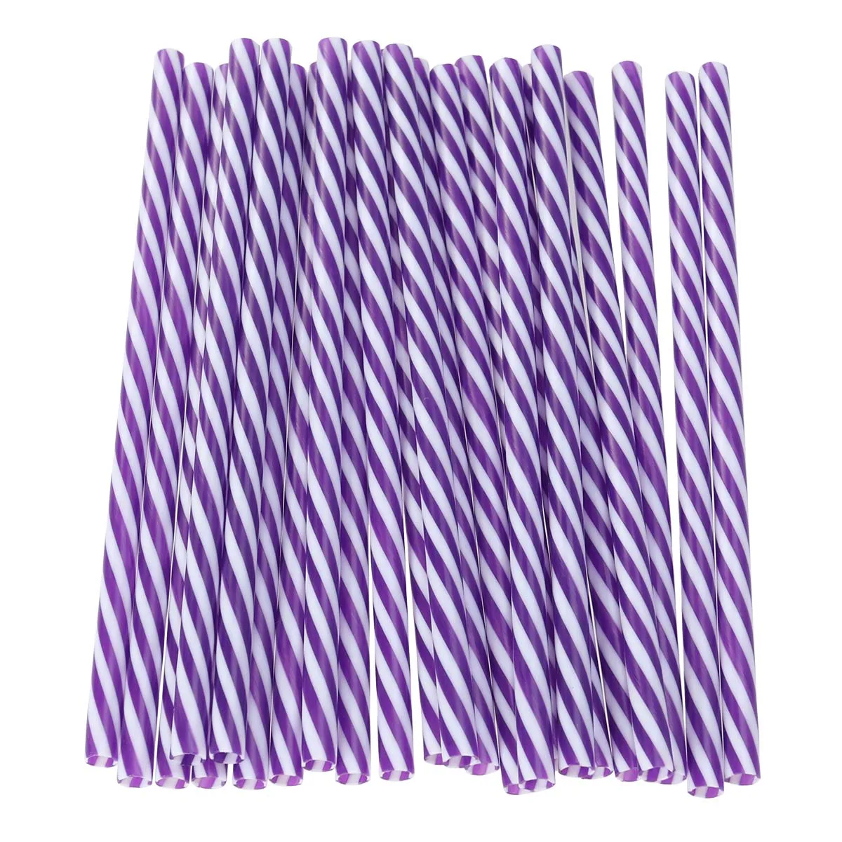 Упаковка из 24 шт одноразовые стильные креативные питьевые соломинки в полоску