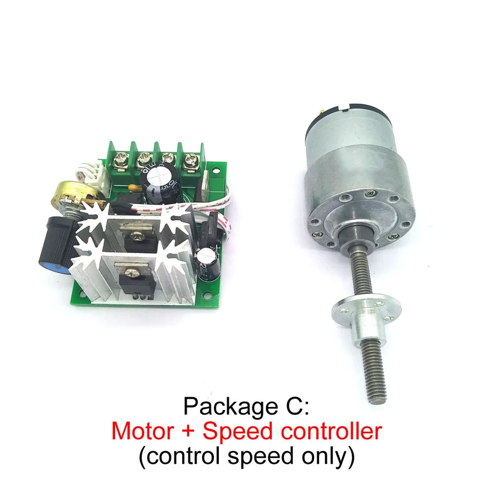 Электродвигатель длинный вал для мотора постоянного тока 6 в 12 В резьбовой