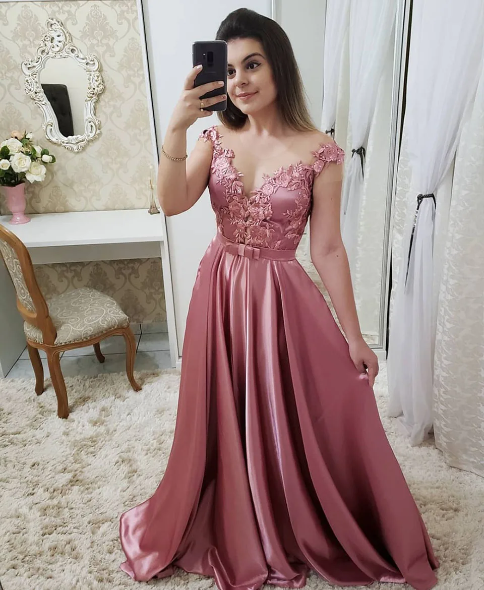 

Dress White Illusion Prom Party Gown Custom Applique New A Line Ball Gown Formal Dresses Jewel Sleeveless Evening