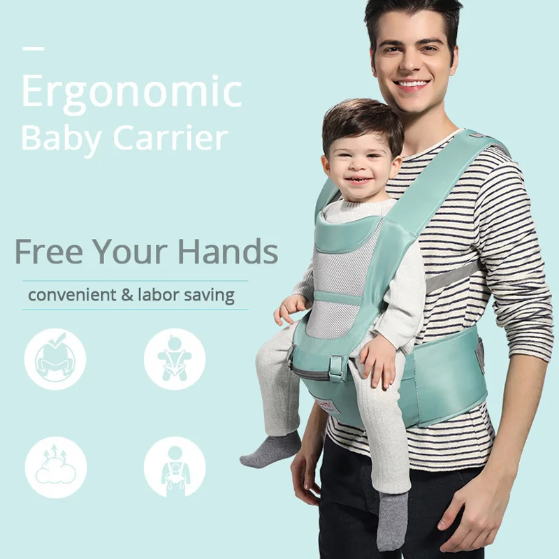 Эргономичная переноска для детей 0 36 м слинг новорожденных положение лицом и