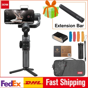 Zhiyun Smooth 5 3-осевой карданный Ручной Стабилизатор для телефона iPhone Huawei Samsung Galaxy Ultra S20 S21 S20 + S10 + Xiaomi OnePlus