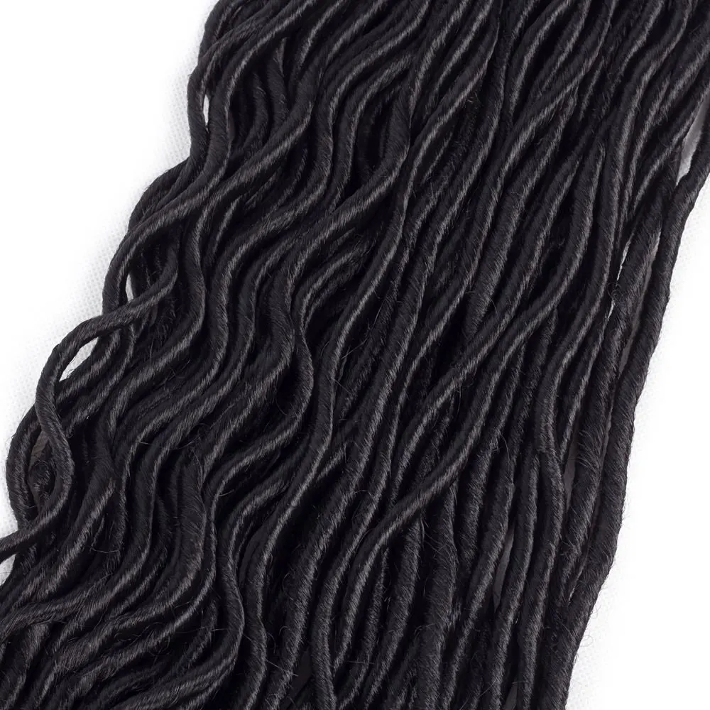 Goddess Locs вязанные крючком волосы волнистые искусственные с кудрявыми концами