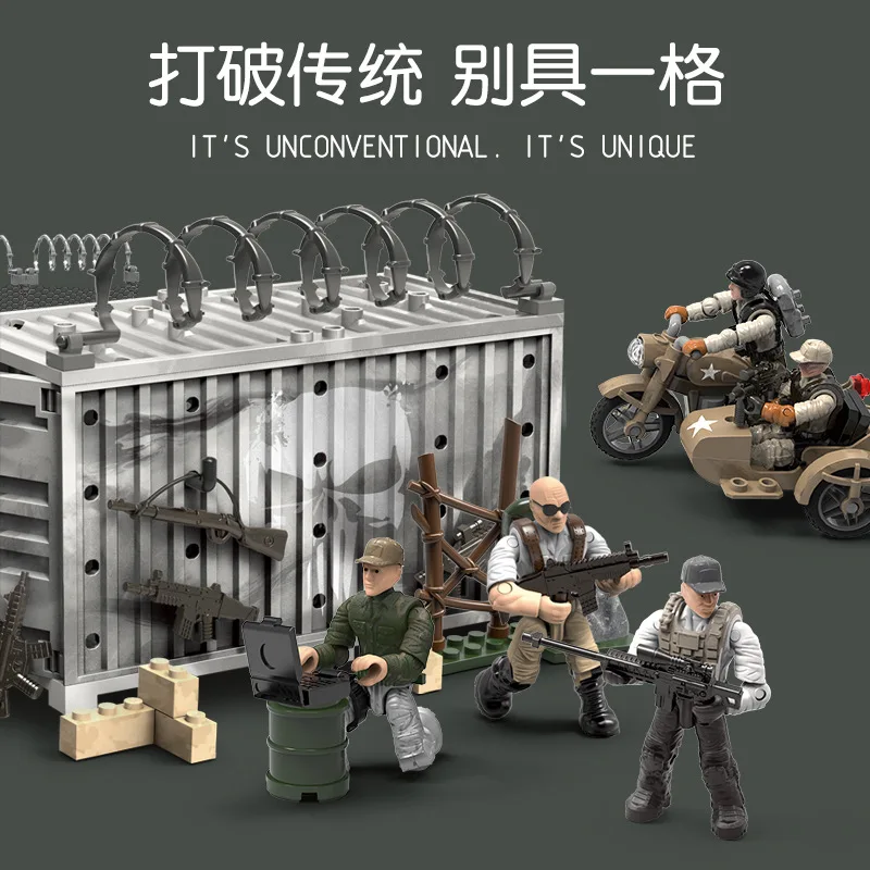 Экшн-фигурки героев Второй мировой войны конструктор Call of Duty модель спецназа