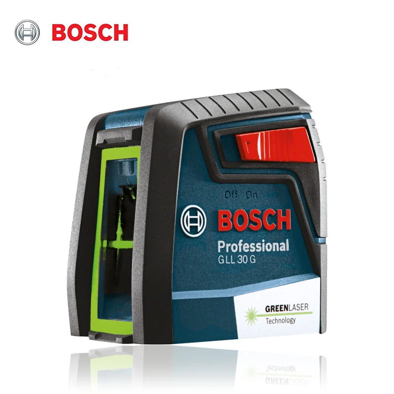

Bosch GLL 30G horizontal and vertical high-precision laser spirit level, green two-line laser spirit level