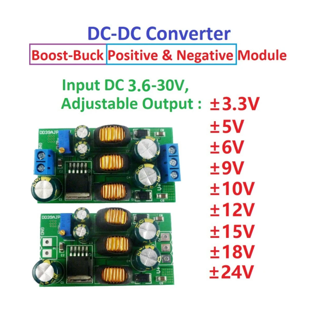 DCtoDC Convertor Regulator Constant Current Voltage Adjustable Power-supply Module Boost Converter Positive Negative | Обустройство