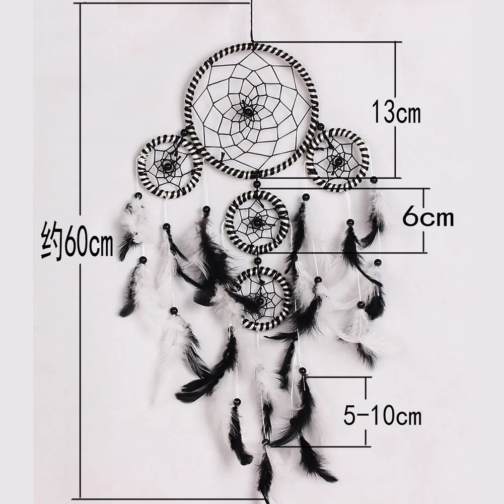 DreamCatcher With feathers Wall Hanging Decoration 60cm Ornament Handmade | Дом и сад
