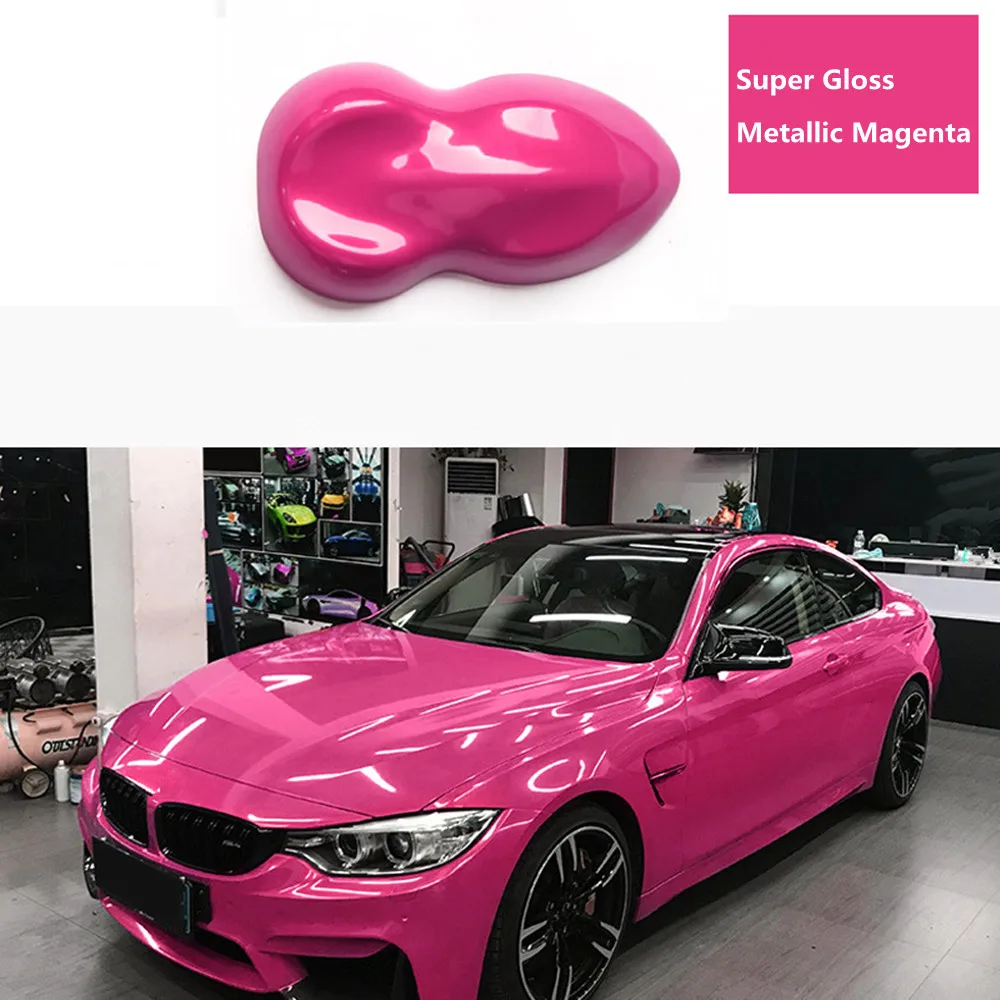 

Sunice Rose Red Vinyl Supper Glossy Metallic Wrap Sheet Film Car Wrap Foil Sticker With Air Bubble Free Motorcycle Car Wrapping