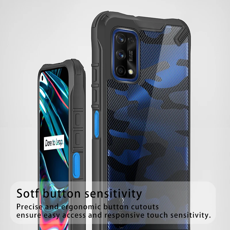 

Rzants For OPPO Realme 6 7 Realme 6 Pro 7 Pro Case Hard [Blade] Shockproof Slim Crystal Clear Cover funda Casing