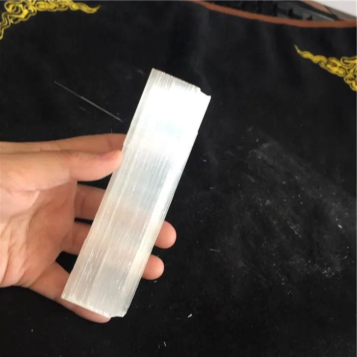 500 г натуральный драгоценный камень гипсовые палочки селенита энергетические