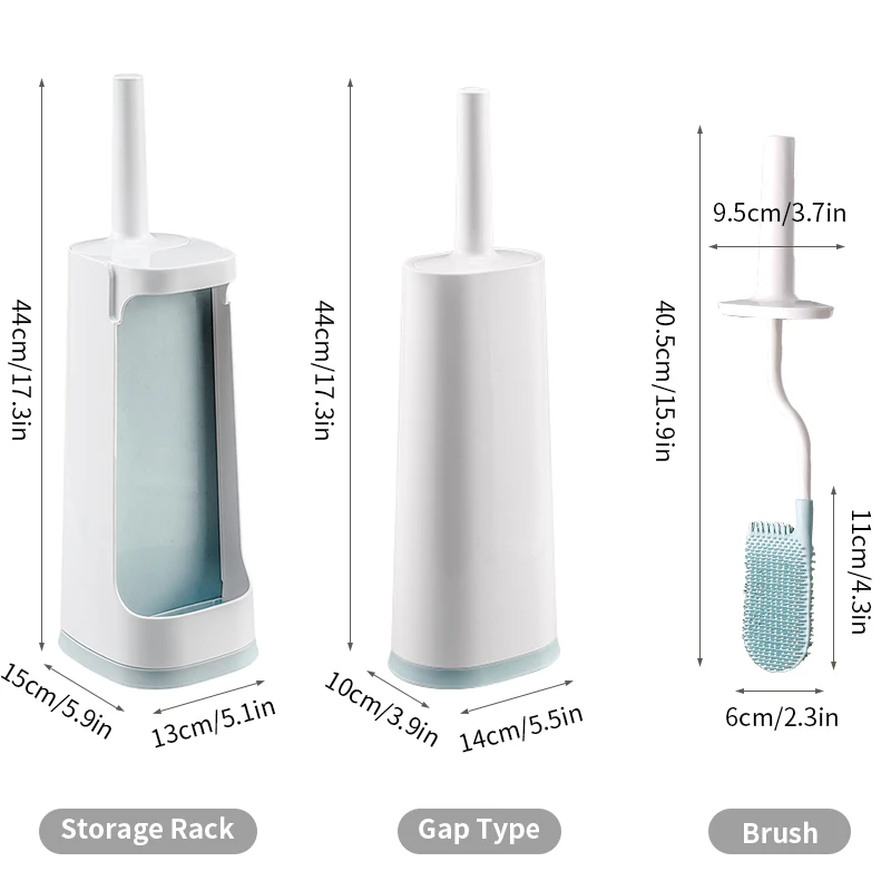 Двухсторонняя щетка для чистки унитаза с длинной ручкой инструмент глубокого